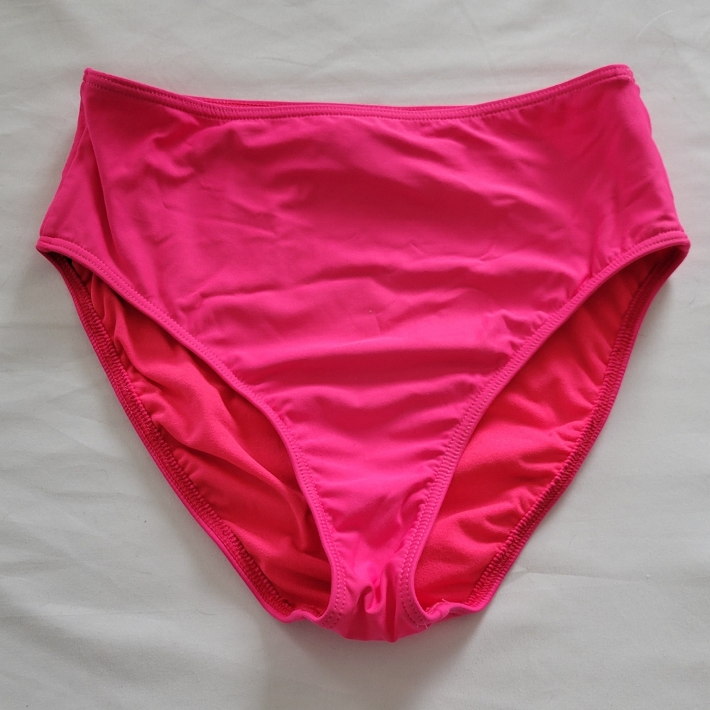 Sunsets Pink High Waist Bikini Swim Bottoms